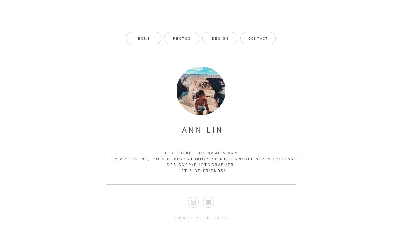 Carrd profile picture for @ann